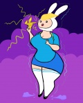 ass_expansion blonde_hair breast_expansion clothed colored fionna girl milf...