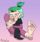  1girl amity_blight barefoot disney foot_licking foot_worship licking mr._chase_comix_(artist) owl_house self_worship shoe_removal soles the_owl_house toes why_don't_people_tag_images_themselves_it's_not_that_hard  rating:Questionable score:3 user:Keroro21