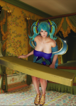  blue_eyes blue_hair card female league_of_legends lol playhome sona sona_buvelle tied_hair twintails  rating:Questionable score:0 user:bbb