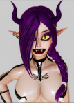  big_eyes demon horns playhome succubus vampire  rating:Questionable score:0 user:charizardlol99