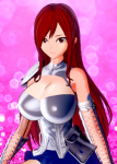  anime armor card erza erza_scarlet fairy_tail female koikatsu large_breasts long_hair manga overlay red_eyes red_hair skin_overlay warrior  rating:Questionable score:15 user:Izimaki
