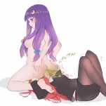  13o_(artist) bare_ass facefart facesit fart femdom holding_ass koakuma looking_back nude patchouli_knowledge purple_hair red_hair smile squeeze touhou  rating:Explicit score:7 user:blastermaster